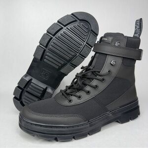 DR. MARTENS Combs Tech Poly Casual Boots Men's Size 12/ Women’s 11 Black Element